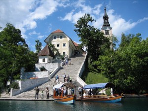 nager à bled en Slovénie