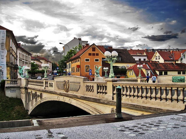 pont des dragons Ljubljana