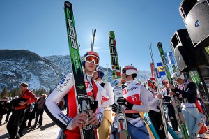 vol à ski slovenie