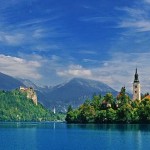 Le lac de Bled en Slovénie