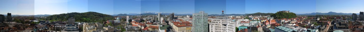 Ljubljana vue de Neboticnik