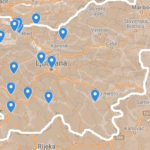 Carte des plus beaux sites touristiques de Slovénie