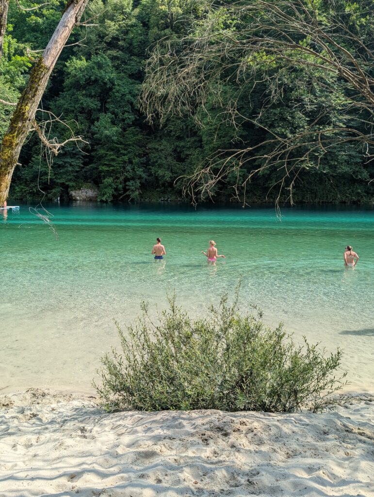 photo de slovenie rivière soca 